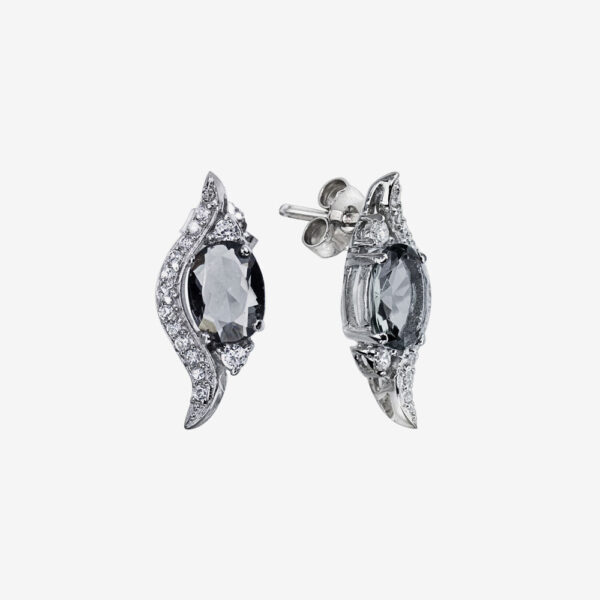 Leaf Gemstone Earrings